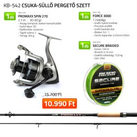   NEVIS Csuka-Süllő Pergető szett 1901-270+ 2247-130+ 3225-016