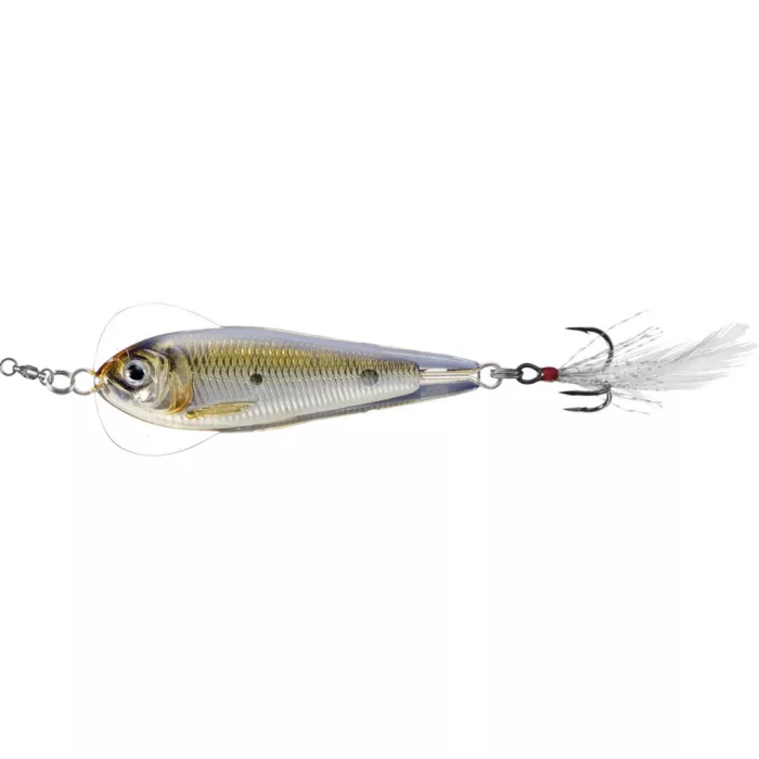 LIVETARGET FLUTTER SHAD JIGGING SPOON SILVER/BRONZE 50 MM 11 G