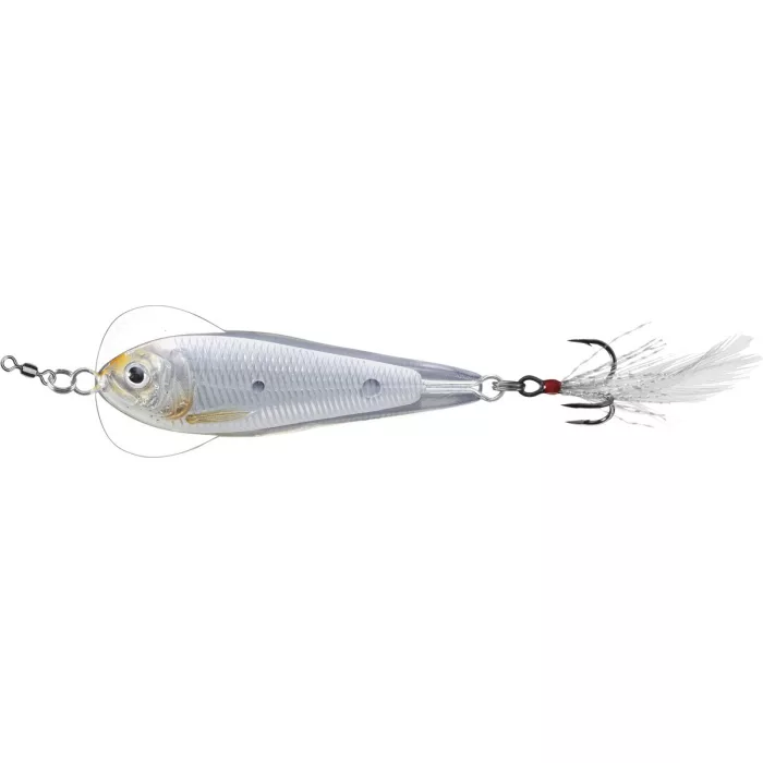 LIVETARGET FLUTTER SHAD JIGGING SPOON SILVER/PEARL55 MM 14 G