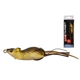 LIVETARGET MOUSE WALKING BAIT BROWN/WHITE 60 MM 11 G