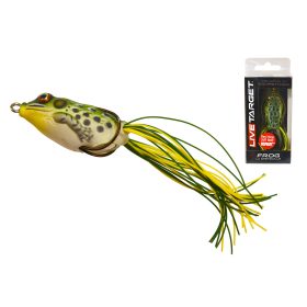 LIVETARGET FROG WALKING BAIT GREEN/YELLOW 45 MM 7 G