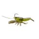 LIVETARGET LIVE CRAW FINESS BAIT  CHARTREUSE BLACK 75MM 14G SLOW SINKING