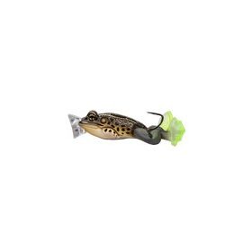   LIVETARGET THE ULTIMATE FROG POPPER BAIT GREEN / YELLOW 50MM 21G FLOATING