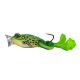 LIVETARGET THE ULTIMATE FROG POPPER BAIT GREEN / YELLOW 63MM 28G FLOATING
