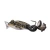 LIVETARGET THE ULTIMATE FROG POPPER BAIT BROWN / BLACK 63MM 28G FLOATING