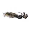 LIVETARGET THE ULTIMATE FROG POPPER BAIT BROWN / BLACK 63MM 28G FLOATING