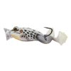LIVETARGET THE ULTIMATE FROG POPPER BAIT ALBINO / WHITE  63MM 28G FLOATING