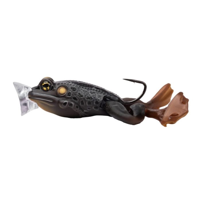 LIVETARGET THE ULTIMATE FROG POPPER BAIT BLACK / BLACK 63MM 28G FLOATING