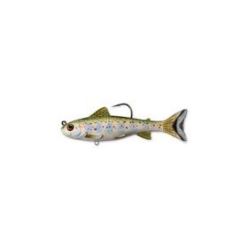   LIVETARGET TROUT (PARR) SWIMBAIT SILVER/OLIVE 109MM 21G SINKING