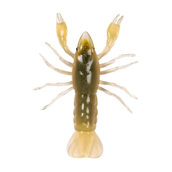 LIVETARGET 2.8" CRAWFISH UN-RIGGED YELLOW / PUMPKIN 71 MM  SINKING 6DB/CS