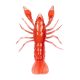 LIVETARGET 2.8" CRAWFISH UN-RIGGED RED / RED 71 MM SINKING 6DB/CS