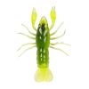 LIVETARGET 2.8" CRAWFISH UN-RIGGED BCHARTREUSE / GREEN 71 MM  SINKING 6DB/CS