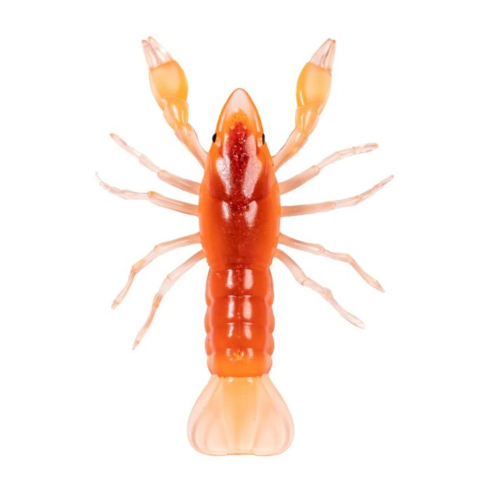 LIVETARGET 3.8” CRAWFISH UN-RIGGED FIRE / ORANGE 97 MM  SINKING