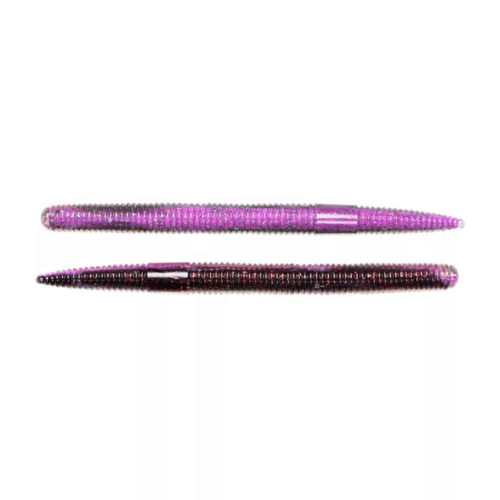 LIVETARGET 3" STICK WORM PURPLE / BLACK 76 MM  SINKING
