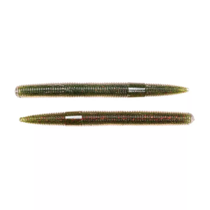 LIVETARGET 3" STICK WORM GREEN / RED 76 MM  SINKING