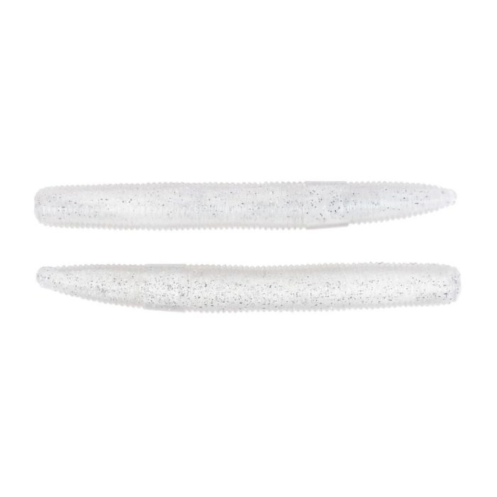 LIVETARGET 4" STICK WORM WHITE / ALBINO 102 MM SINKING 8DB/CS