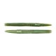 LIVETARGET 6" STICK WORM GREEN / CREAM 150 MM  SLOW SINKING