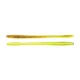 LIVETARGET 4.5" STRAIGHT TAIL WORM CHARTREUSE / BROWN 114 MM  SINKING 10DB/CS
