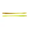 LIVETARGET 4.5" STRAIGHT TAIL WORM CHARTREUSE / BROWN 114 MM  SINKING 10DB/CS