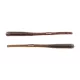 LIVETARGET 6.5" FINESSE WORM BROWN / BLACK 165 MM  SINKING 10DB/CS