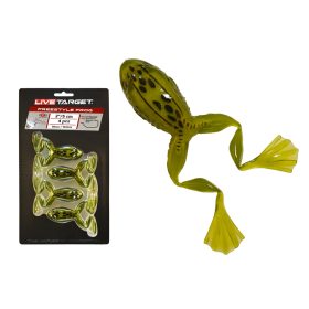   LIVETARGET 2” FREESTYLE FROG 2.0 MOSS / YELLOW 50 MM  FLOATING