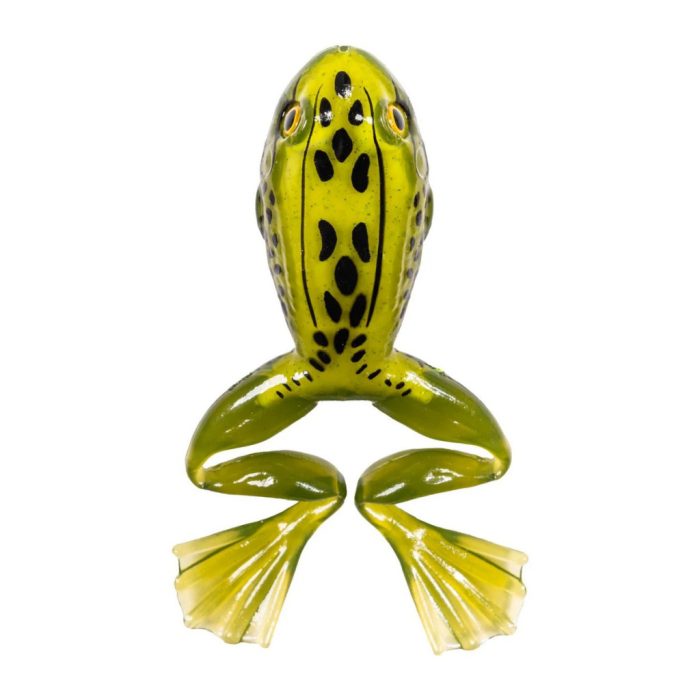 LIVETARGET 3” FREESTYLE FROG 2.0  MOSS / YELLOW 75 MM  FLOATING 2DB/CS