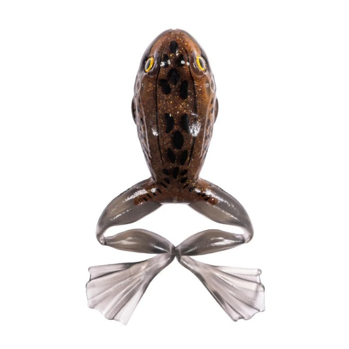 LIVETARGET 3” FREESTYLE FROG 2.0  BROWN / BLACK 75 MM  FLOATING 2DB/CS