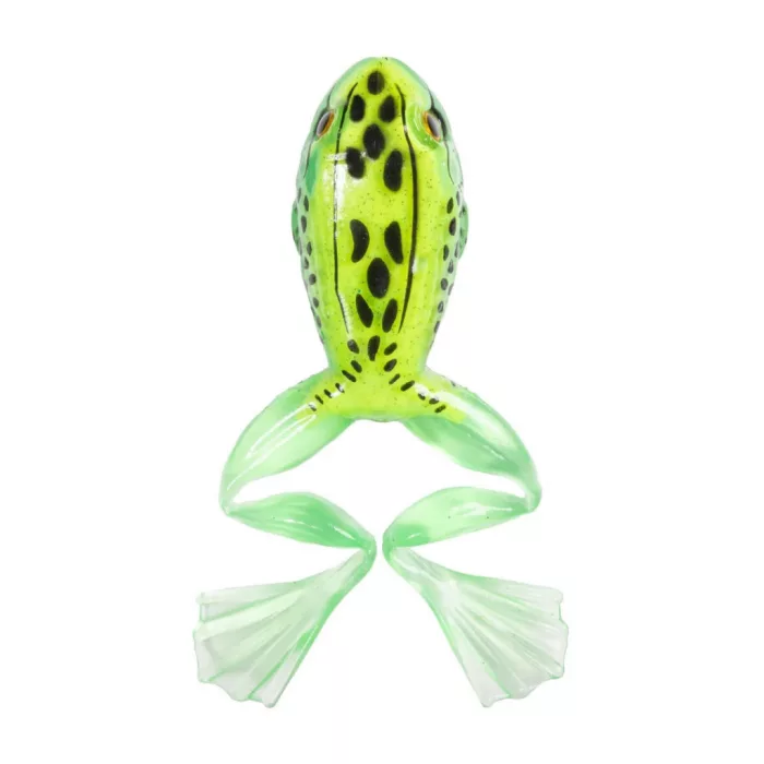 LIVETARGET 3” FREESTYLE FROG 2.0  GREEN / WHITE 75 MM  FLOATING 2DB/CS