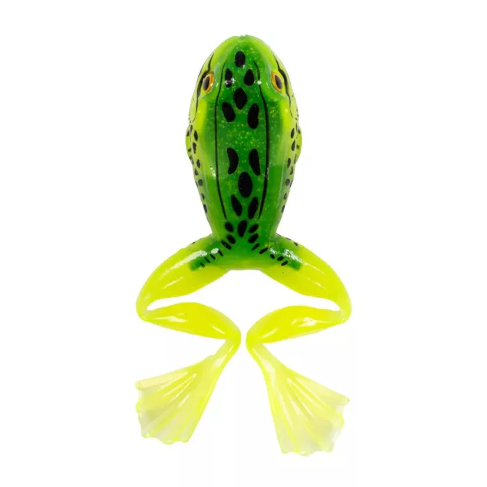 LIVETARGET 3” FREESTYLE FROG 2.0  CHARTREUSE / GREEN 75 MM  FLOATING 2DB/CS