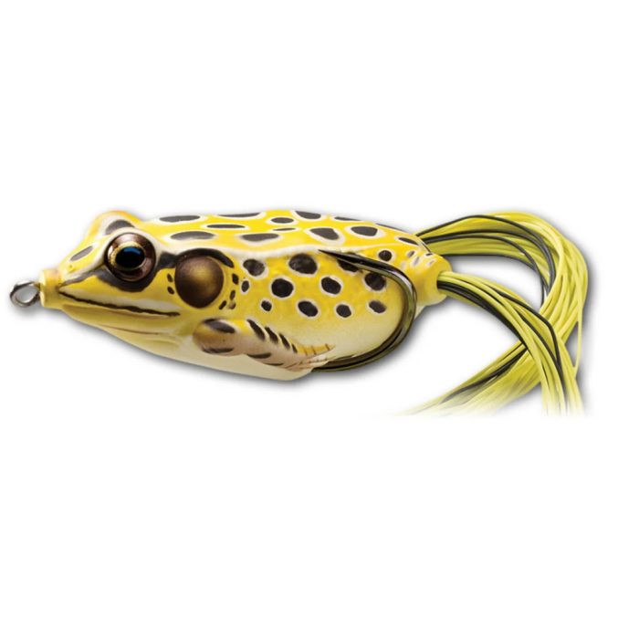 LIVETARGET FROG WALKING BAIT YELLOW/BLACK 65 MM 21 G