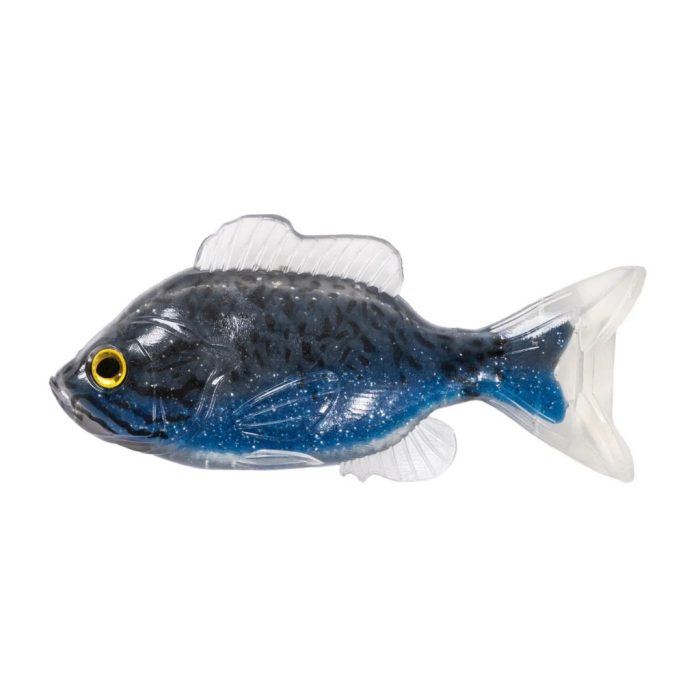 LIVETARGET 3.3” SUNFISH UNRIGGED SILVER / BLUE  85MM  SINKING 4DB/CS