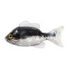 LIVETARGET 3.3” SUNFISH UNRIGGED BLACK / SILVER 85MM  SINKING 4DB/CS