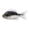 LIVETARGET 3.3” SUNFISH UNRIGGED BLACK / SILVER 85MM  SINKING 4DB/CS