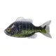 LIVETARGET 3.3” SUNFISH UNRIGGED BLACK / GREEN 85MM  SINKING 4DB/CS
