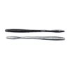 LIVETARGET 5.5" STRAIGHT TAIL WORM  BLACK / SILVER 140 MM  SINKING