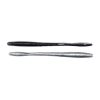 LIVETARGET 5.5" STRAIGHT TAIL WORM  BLACK / SILVER 140 MM  SINKING