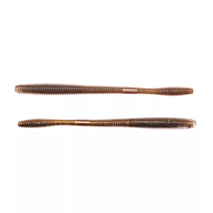 LIVETARGET 5.5" STRAIGHT TAIL WORM BROWN / BLACK 140 MM  SINKING