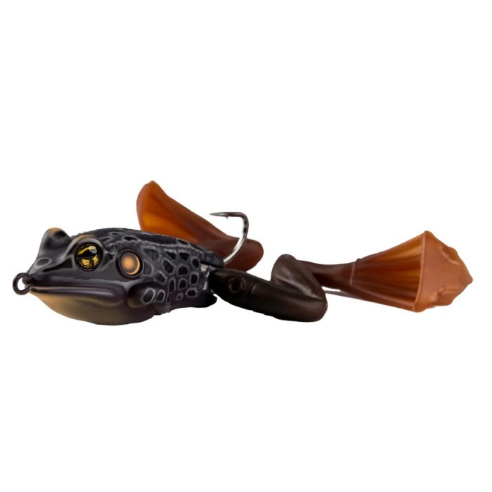LIVETARGET THE ULTIMATE FROG STRIDE BAIT   BROWN / BLACK 63 MM 28 G FLOATING