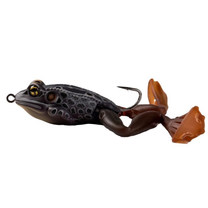 LIVETARGET THE ULTIMATE FROG STRIDE BAIT   BLACK / BLACK 63 MM 28 G FLOATING