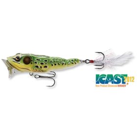 LIVETARGET FROG POPPER GREEN/YELLOW 65 MM 7 G FLOATING