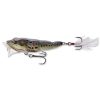 LIVETARGET FROG POPPER BROWN/BLACK 75 MM 14 G FLOATING