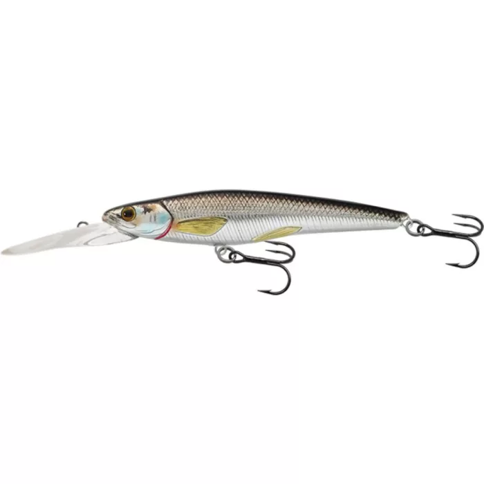 LIVETARGET RAINBOW SMELT JERKBAIT SILVER/BLACK 115 MM 18 G SUSPEND