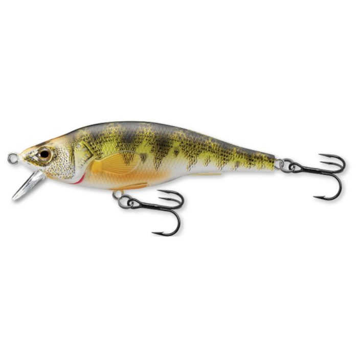 LIVETARGET YELLOW PERCH JERKBAIT NATURAL/MATTE 73 MM 11 G FLOATING