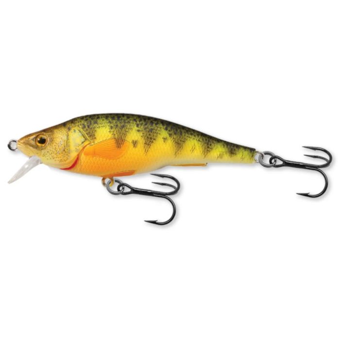 LIVETARGET YELLOW PERCH JERKBAIT FLORESCENT/MATTE 115 MM 35 G FLOATING