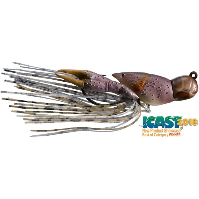 LIVETARGET CRAWFISH JIG GREY/BROWN 50 MM 21 G SINKING