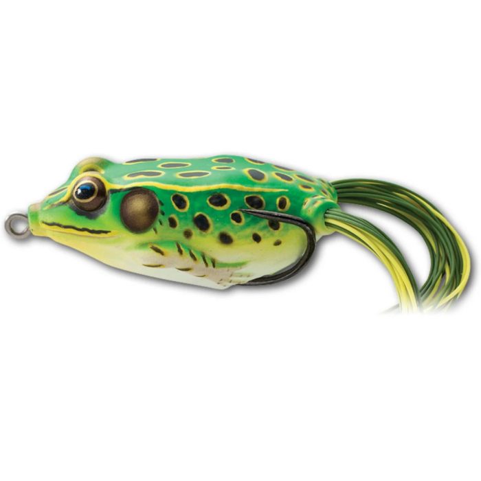 LIVETARGET FROG WALKING BAIT FLOROSCENT GREEN/YELLOW 65 MM 21 G FLOATING