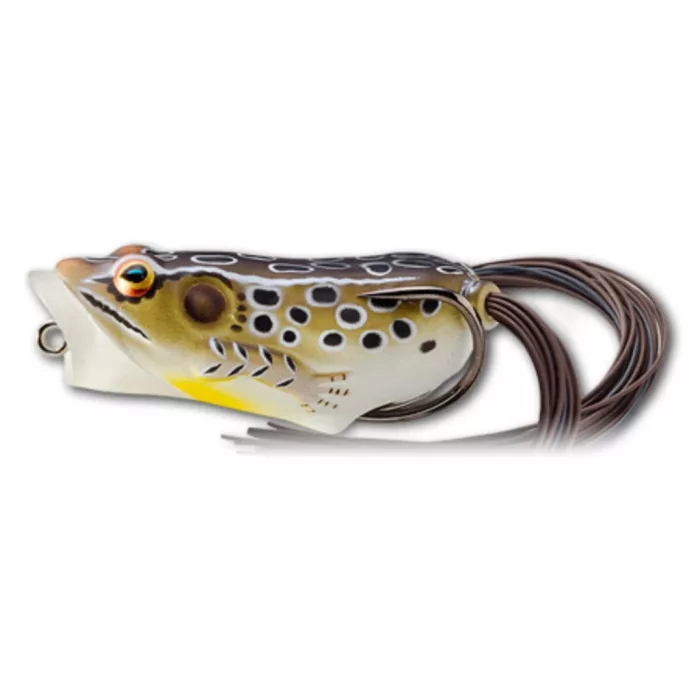 LIVETARGET FROG POPPER TAN/BROWN 65 MM 14 G FLOATING