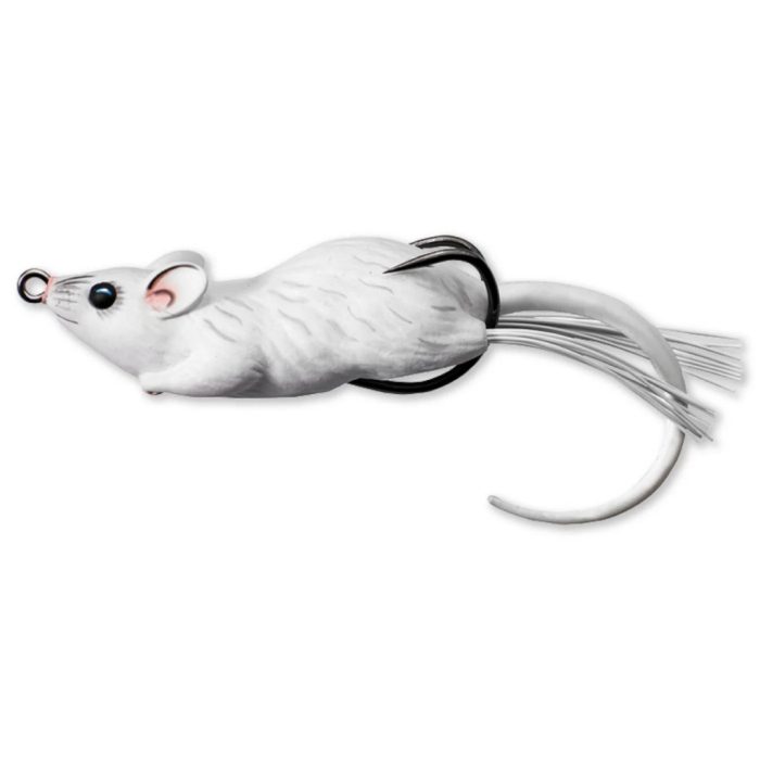 LIVETARGET MOUSE WALKING BAIT GREY/WHITE 90 MM 28 G FLOATING