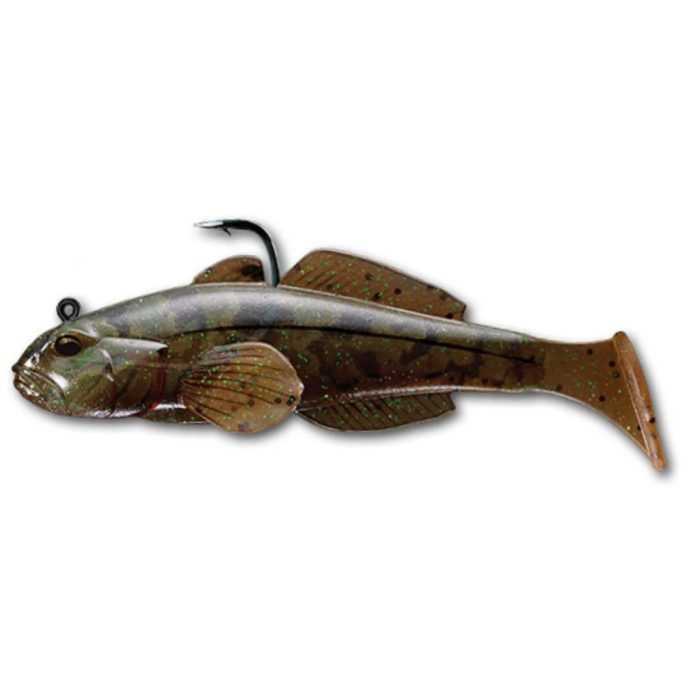 LIVETARGET GOBY SWIMBAIT BROWN/PUMPKIN 90 MM 21 G SINKING
