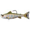 LIVETARGET TROUT (PARR) SWIMBAIT SILVER/OLIVE 131 MM 35 G SINKING